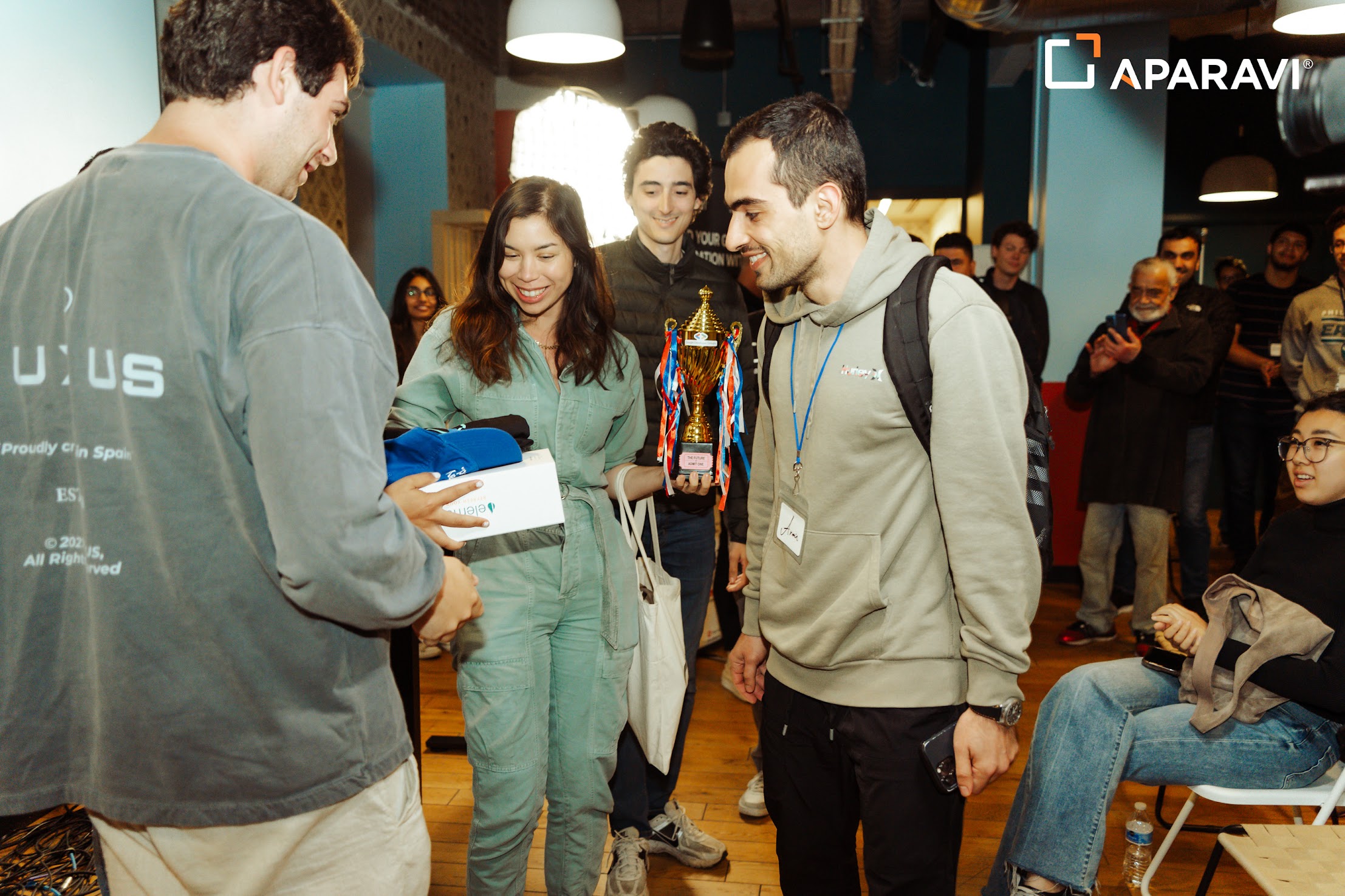 Aparavi Hackathon winning team